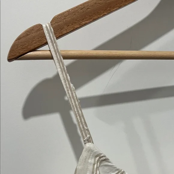 Altar'd State Cream and Tan Striped Boho Maxi‎ Dress Size XS - Picture 5 of 9